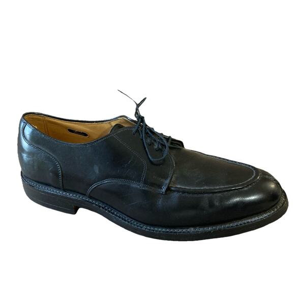 Allen Edmonds Bradley Oxford shoe Men’s Sz 12 B Black Leather Split Toe Derby - Picture 1 of 7
